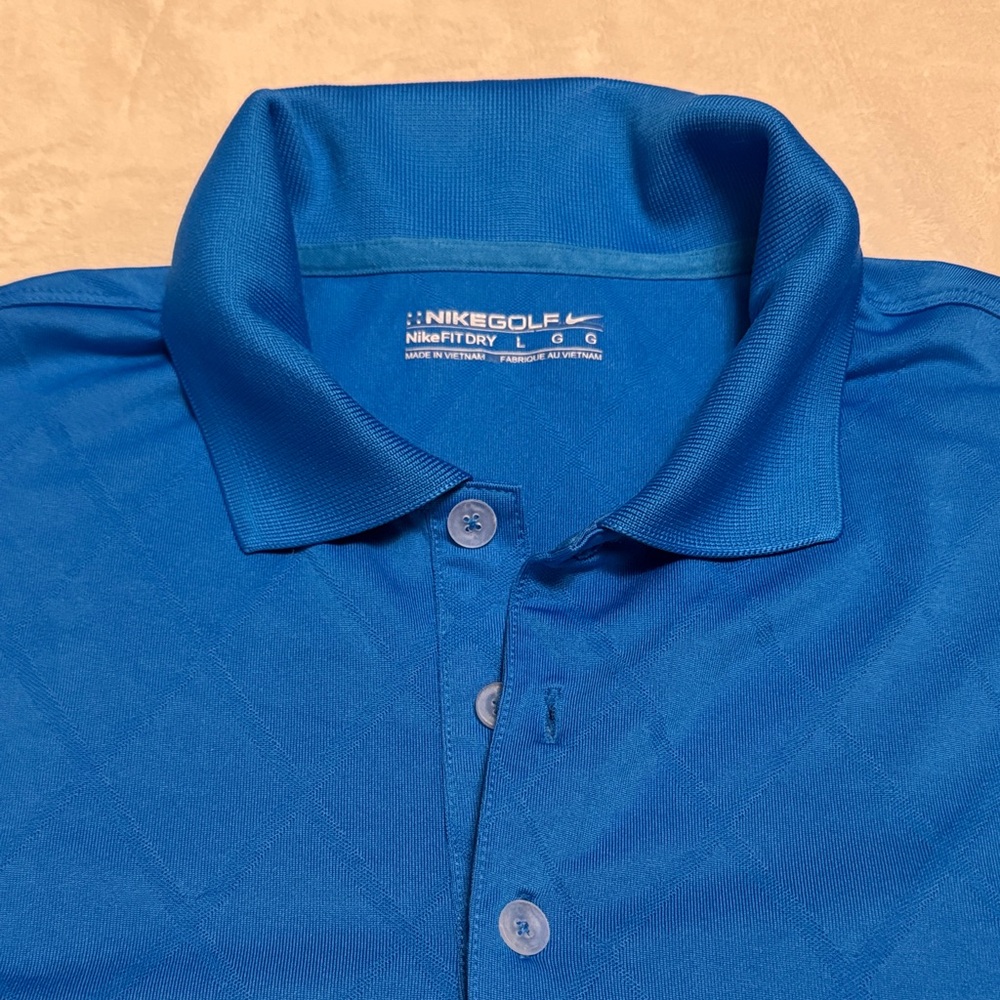 Nike Golf Men's Vibrant Blue Polo
